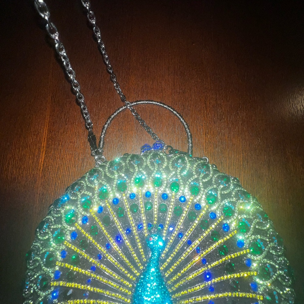 Natasha Peacock Elegant rhinestone| bag/clutch - Picture 7 of 11